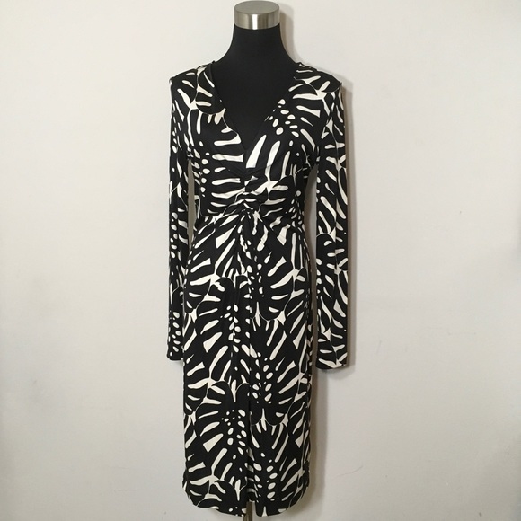 Tory Burch Dresses & Skirts - Tory Burch Midi Dress Palm Leaf Tropical Sz M